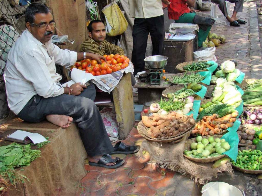 uliczni sprzedawcy Bombaj