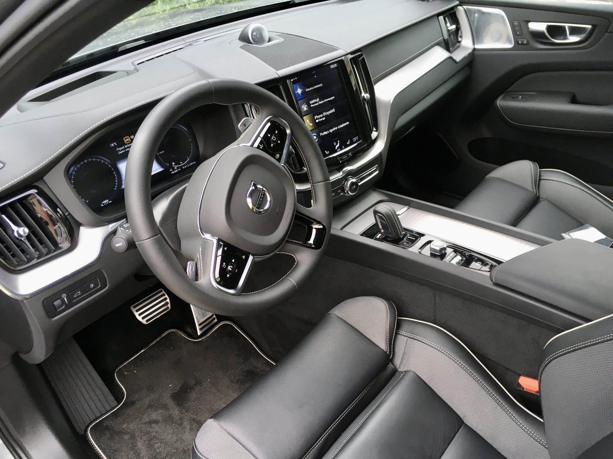 Wnętrze Volvo to najwyższej klasy materiały