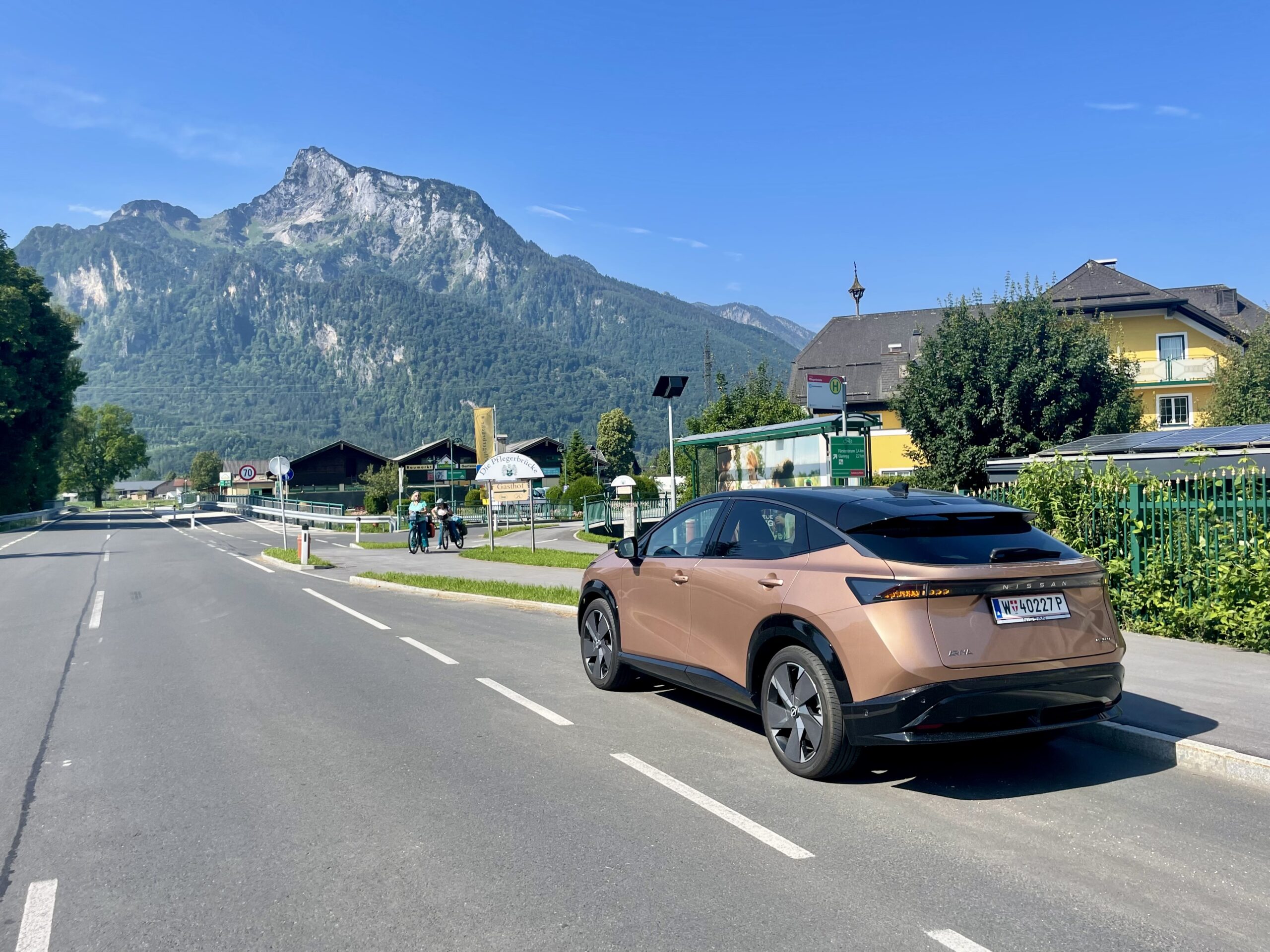 Test wykazał, że Nissan ARIYA dobrze spisuje się na długich trasach