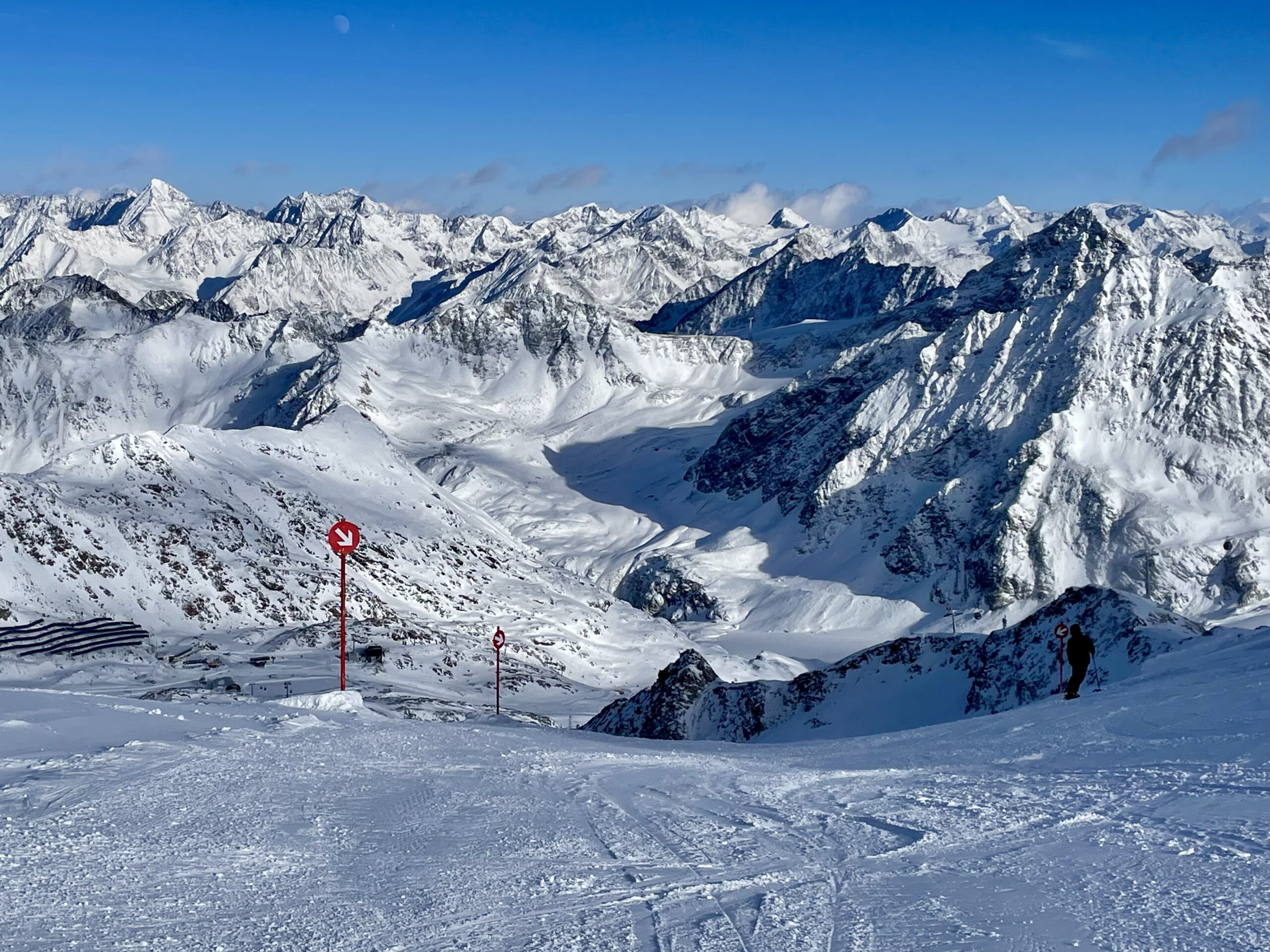 Lodowiec Pitztal to najwyżej położone trasy narciarskie w całej Austrii