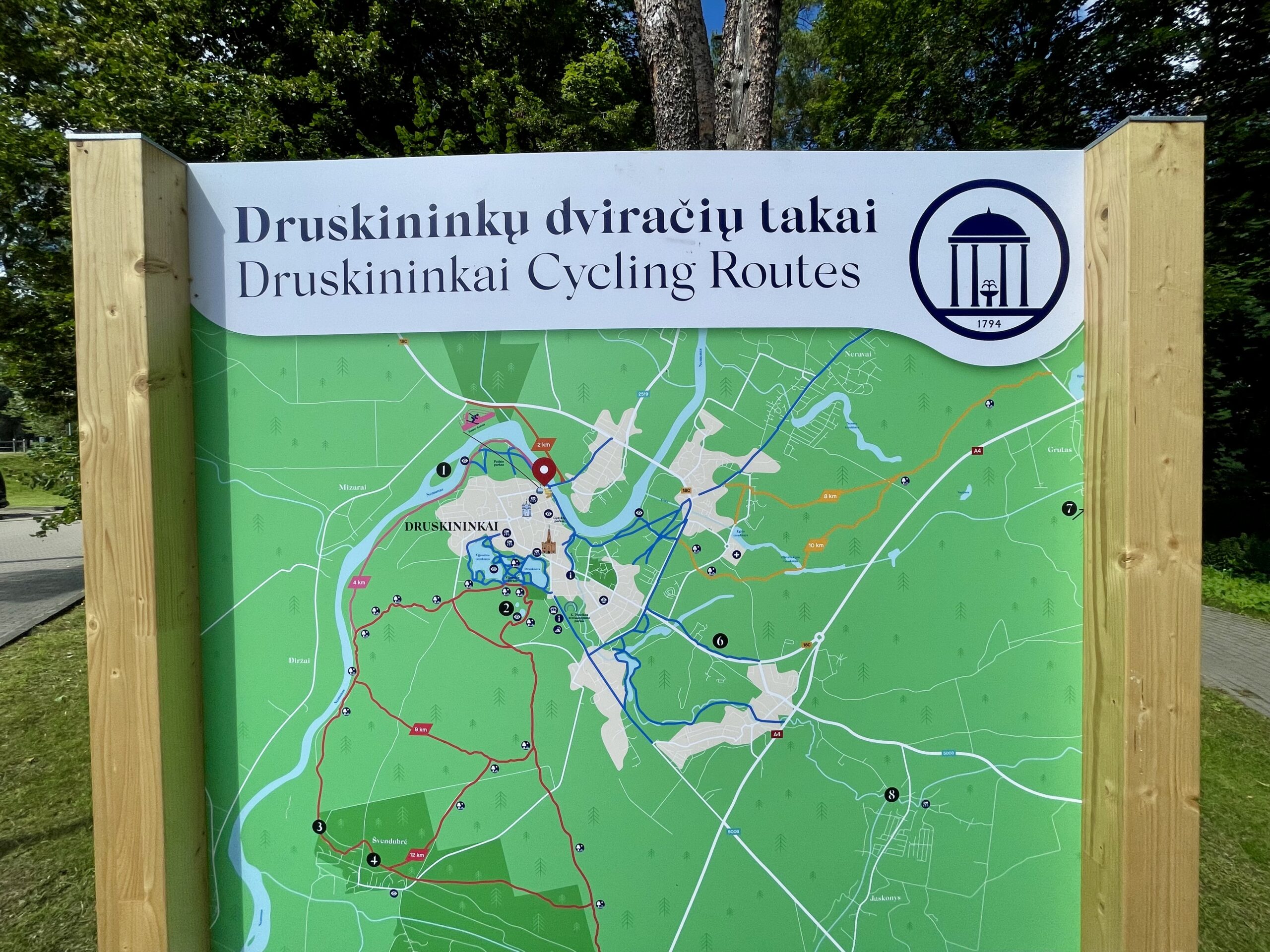 Szlaki rowerowe wokół Druskienik