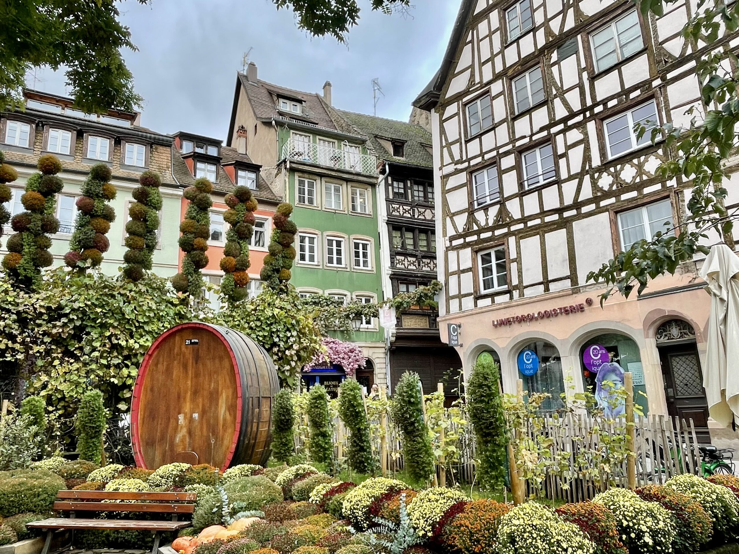 Jeden z placów Strasbourga