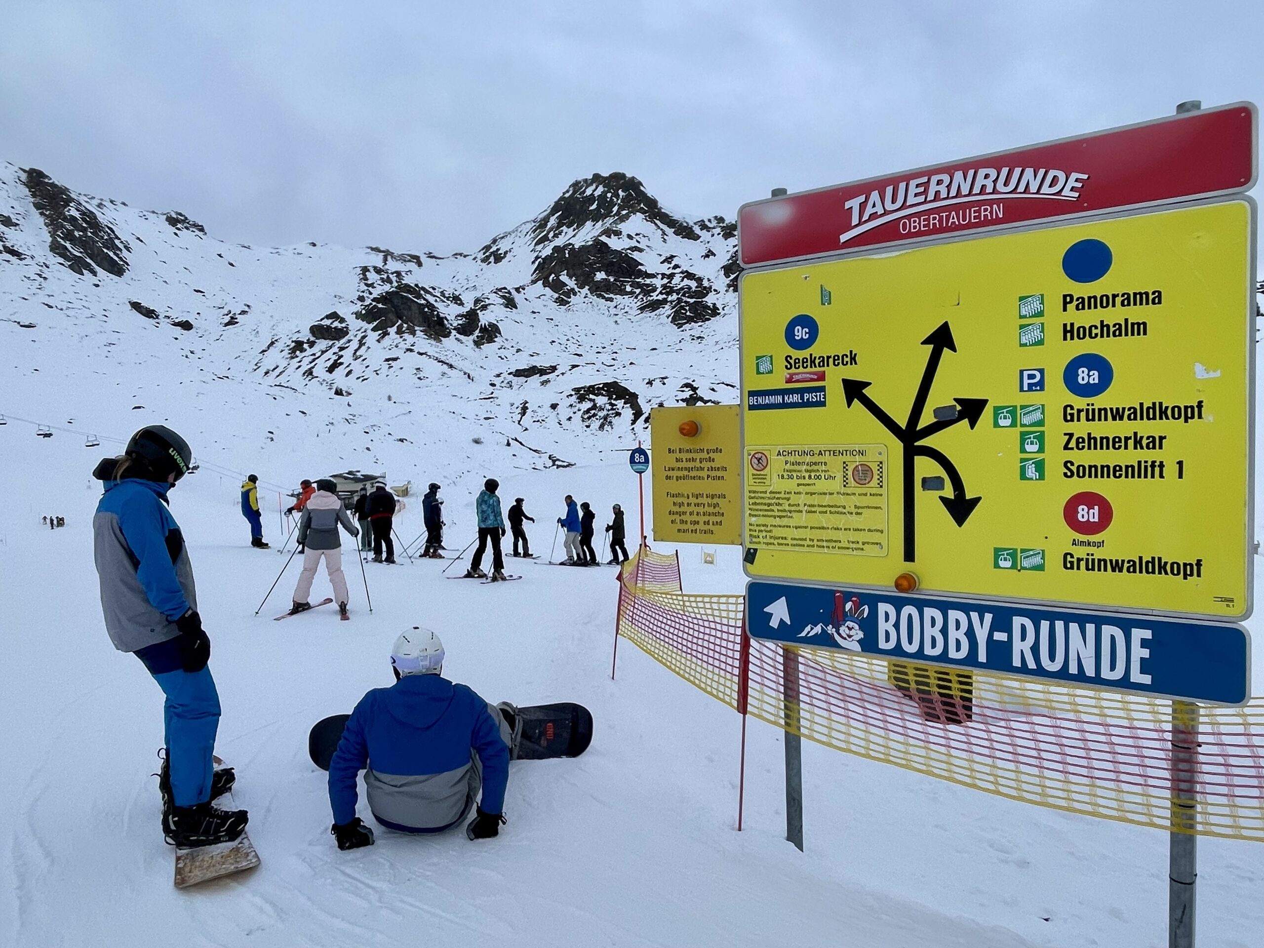 Obie pętle wokół Obertauren są dobrze oznaczone